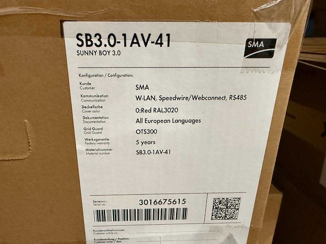 Longi - set van 8 zonnepanelen (410 wp) - sma 3 kw omvormer - afbeelding 10 van  11