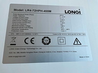 Longi 72hph-455m zonnepaneel (13x) - afbeelding 6 van  9
