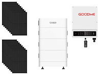 Longi + dyness - set van 16 zonnepanelen - hybride omvormer - 10,65 kwh batterij - afbeelding 1 van  10