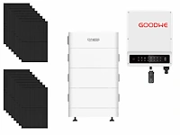 Longi + dyness - set van 16 zonnepanelen - hybride omvormer - 10,65 kwh batterij