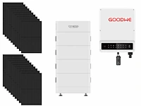 Longi + dyness - set van 20 zonnepanelen - hybride omvormer - 14,2 kwh batterij