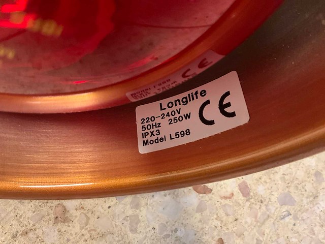 Longlife l598 warmtelampen (2x) - afbeelding 3 van  3