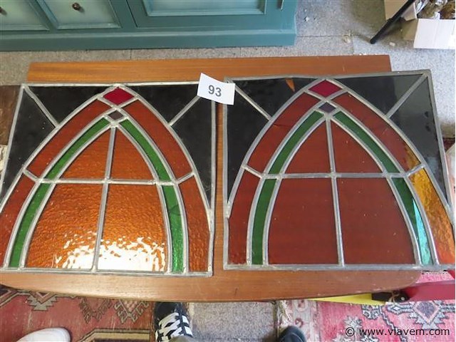 Loodglas 2 stuks - afbeelding 1 van  3