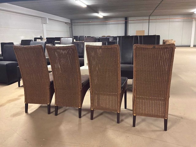 Loom capri eetkamerstoel (4x) - afbeelding 2 van  11