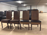 Loom capri eetkamerstoel (4x) - afbeelding 8 van  11