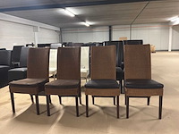 Loom capri eetkamerstoel (4x) - afbeelding 9 van  11
