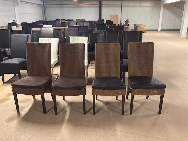 Loom capri eetkamerstoel (4x) - afbeelding 10 van  11