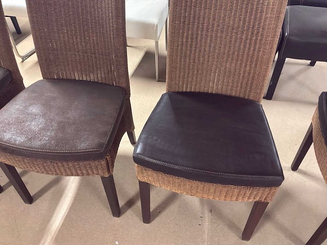 Loom capri eetkamerstoel (4x) - afbeelding 11 van  11