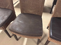 Loom capri eetkamerstoel (4x) - afbeelding 4 van  11