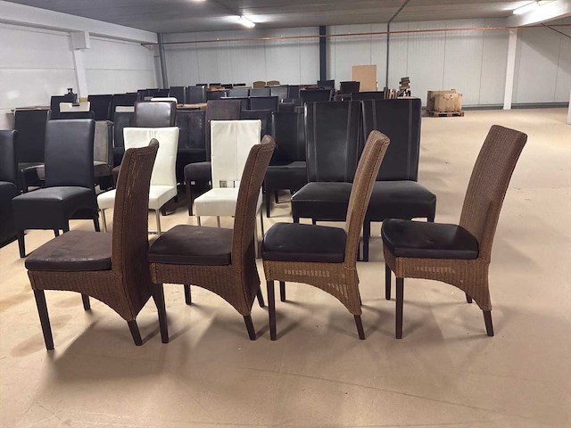 Loom capri eetkamerstoel (4x) - afbeelding 5 van  11