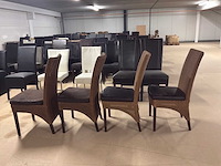 Loom capri eetkamerstoel (4x) - afbeelding 5 van  11