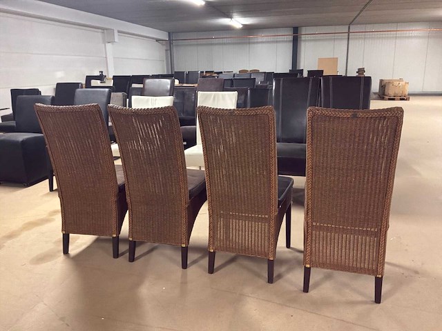 Loom capri eetkamerstoel (4x) - afbeelding 7 van  11