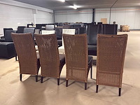 Loom capri eetkamerstoel (4x) - afbeelding 7 van  11