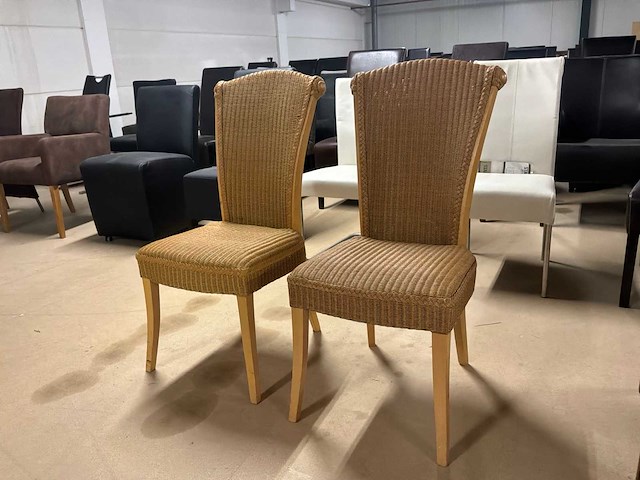 Loom eetkamerstoel (2x) - afbeelding 1 van  11