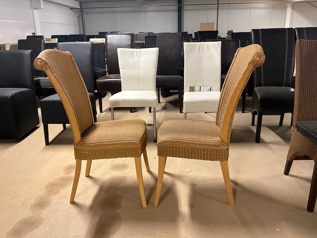 Loom eetkamerstoel (2x) - afbeelding 10 van  11