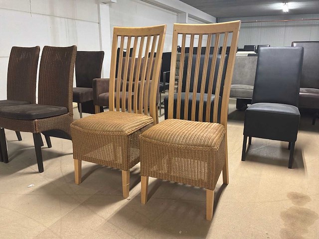 Loom eetkamerstoel (2x) - afbeelding 2 van  8