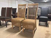 Loom eetkamerstoel (2x) - afbeelding 2 van  8