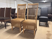 Loom eetkamerstoel (2x) - afbeelding 3 van  8