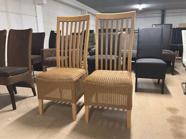 Loom eetkamerstoel (2x) - afbeelding 4 van  8