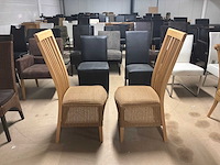 Loom eetkamerstoel (2x) - afbeelding 6 van  8