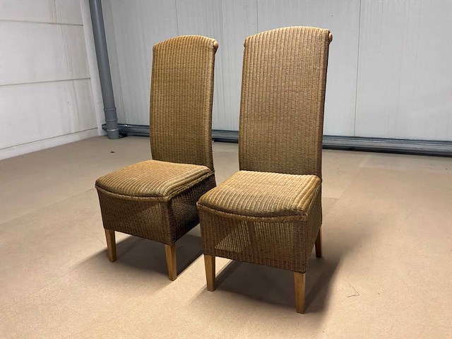 Loom eetkamerstoel (2x) - afbeelding 1 van  11