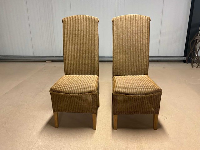 Loom eetkamerstoel (2x) - afbeelding 8 van  11