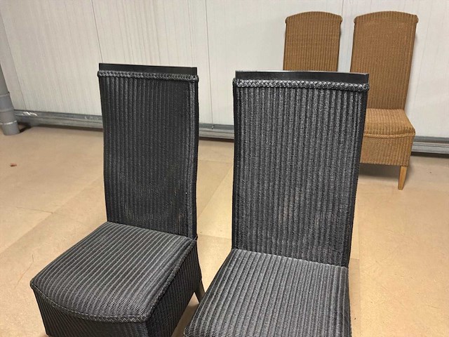 Loom eetkamerstoel (2x) - afbeelding 10 van  11