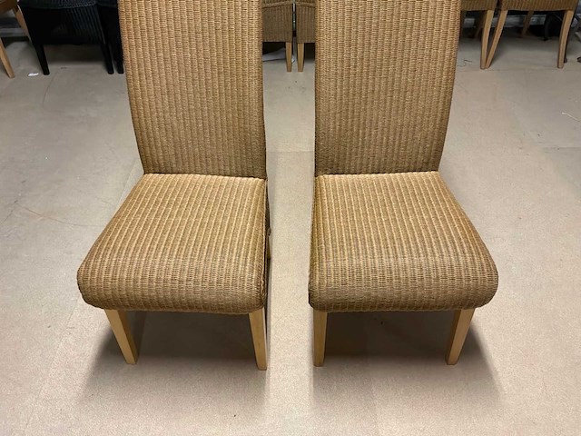 Loom eetkamerstoel (2x) - afbeelding 7 van  10
