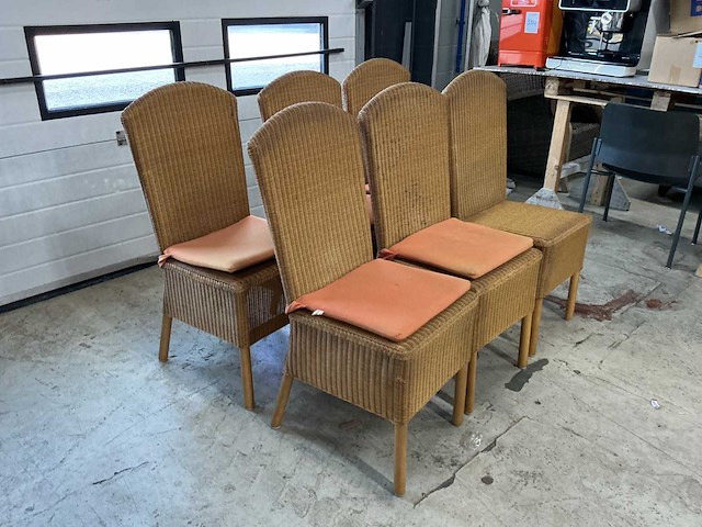Loom furniture eetkamerstoel (6x) - afbeelding 2 van  5