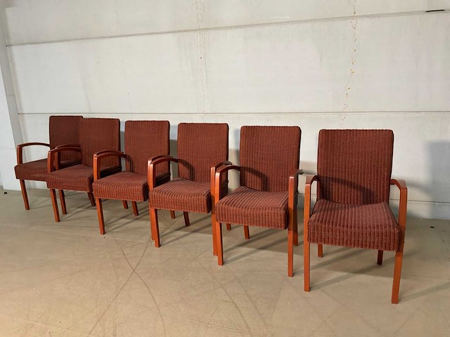 Loom rotan eetkamerstoel (6x) - afbeelding 5 van  11