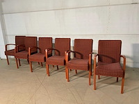 Loom rotan eetkamerstoel (6x) - afbeelding 5 van  11
