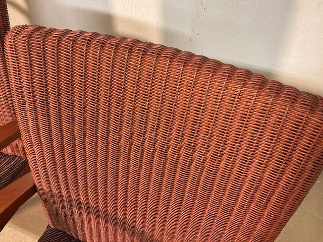 Loom rotan eetkamerstoel (6x) - afbeelding 8 van  11
