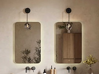 Looox - a-line rounded rectangle - spiegel 80 x 50 cm - afbeelding 1 van  6