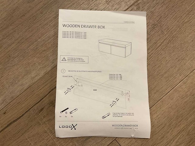 Looox - badmeubelset 120 x 45 cm - afbeelding 3 van  11