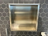 Looox - box30 - rvs inbouwnis 30 x 30 cm - afbeelding 2 van  6