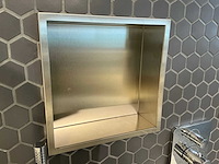 Looox - box30 - rvs inbouwnis 30 x 30 cm - afbeelding 3 van  6