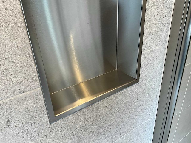 Looox - box60- rvs inbouwnis 30 x 60 cm - afbeelding 3 van  5