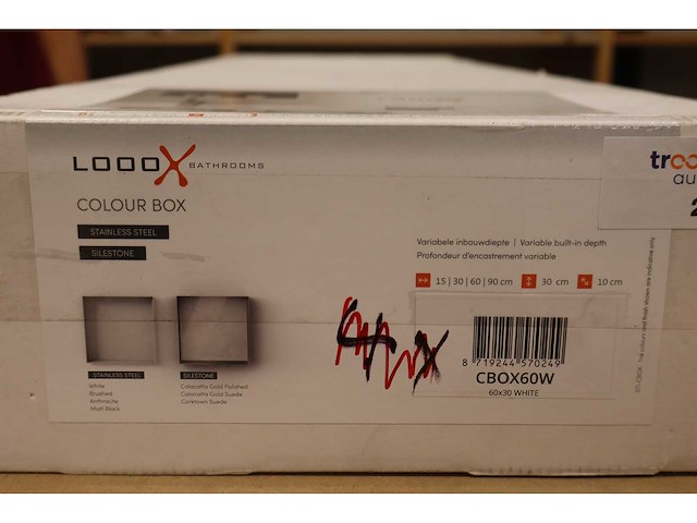 Looox - colour box - - badkamer opberg inbouwnis - afbeelding 3 van  4