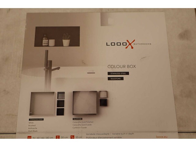 Looox - colour box cbox60mz - - badkamer inbouw-/opbouwnis - afbeelding 3 van  3