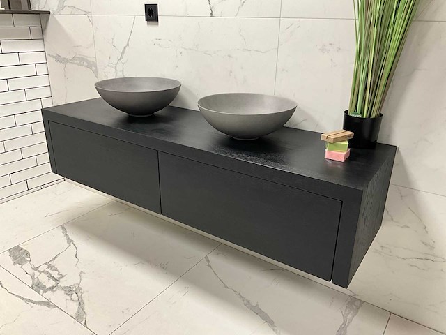 Looox - tailor made - badmeubelset 160 x 35 cm - afbeelding 4 van  12