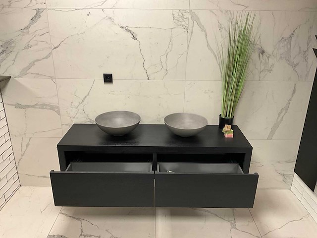 Looox - tailor made - badmeubelset 160 x 35 cm - afbeelding 8 van  12