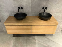 Looox - wood - badmeubelset 160 cm - afbeelding 16 van  17
