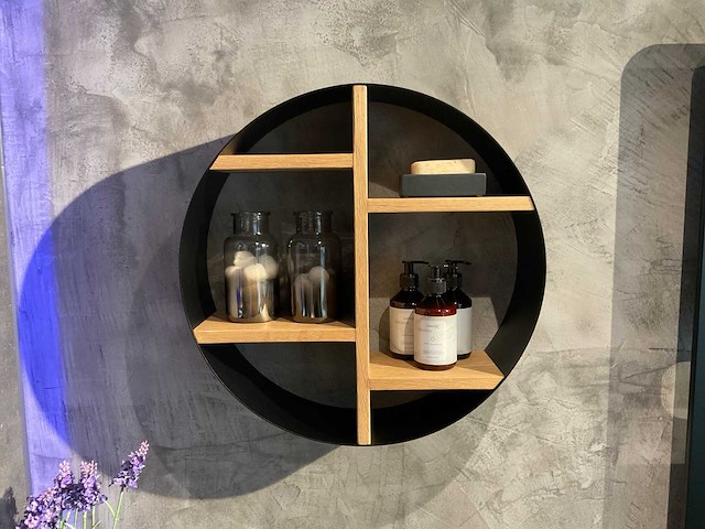 Looox - wood box round 50 cm - afbeelding 2 van  3