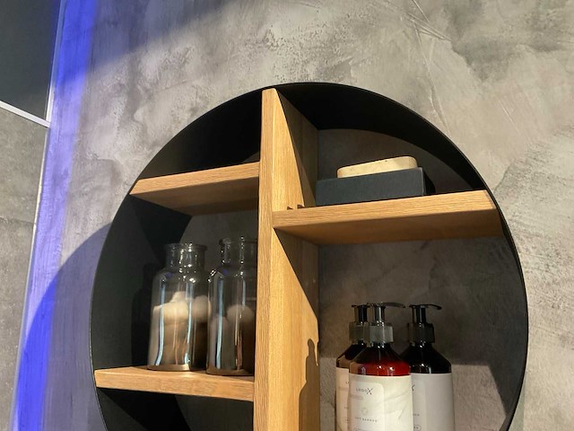 Looox - wood box round 50 cm - afbeelding 3 van  3