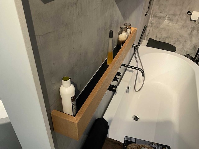 Looox - wooden shelf box 90 cm (3x) - afbeelding 3 van  5