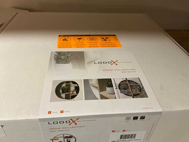 Looox box round ø50cm badkamermeubel - afbeelding 4 van  4