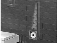 Looox closed cl1 inbouw rvs toiletrolhouder - afbeelding 4 van  4