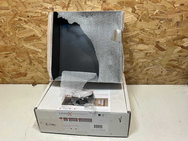 Looox colour box in- en opbouwnis 30 x 30 cm anthraciet - afbeelding 1 van  4