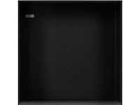 Looox colour box in- en opbouwnis 30 x 30 cm mat zwart - afbeelding 1 van  3