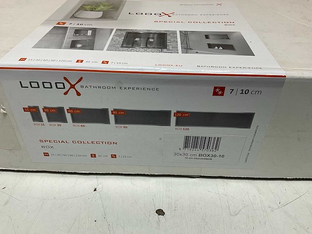 Looox colour box in- en opbouwnis 30 x 30 cm - afbeelding 6 van  6